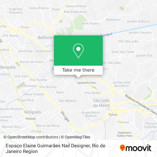 Espaço Elaine Guimarães Nail Designer map