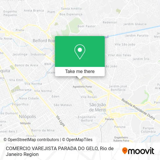 COMERCIO VAREJISTA PARADA DO GELO map