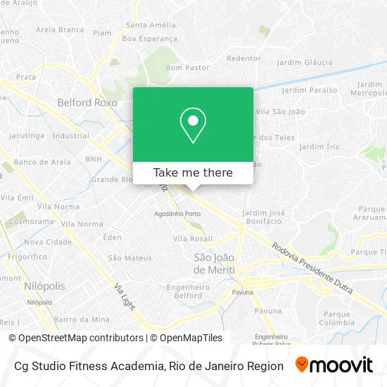 Cg Studio Fitness Academia map