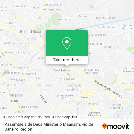 Assembléia de Deus Ministério Maanaim map