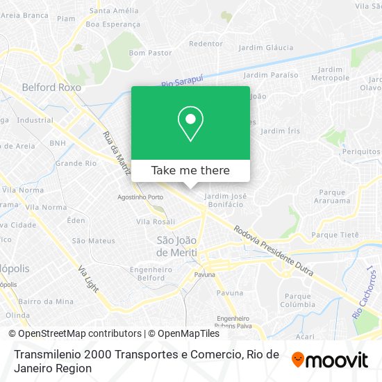 Transmilenio 2000 Transportes e Comercio map