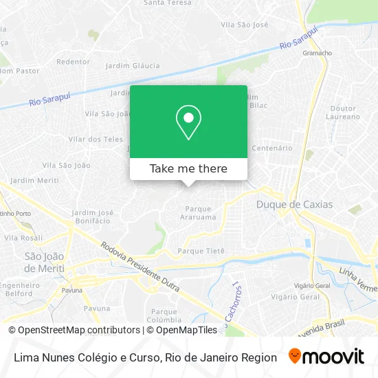 Lima Nunes Colégio e Curso map