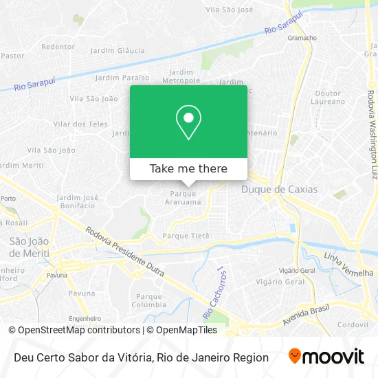 Deu Certo Sabor da Vitória map