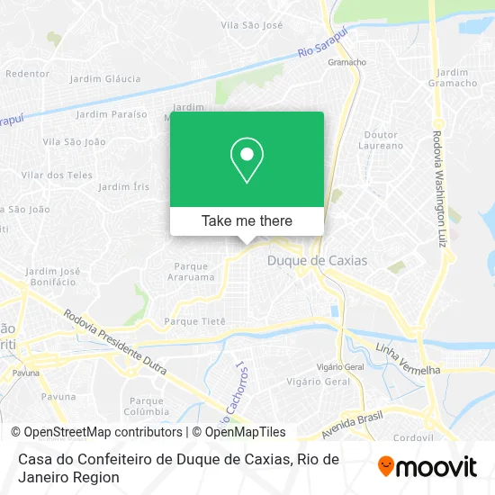 Casa do Confeiteiro de Duque de Caxias map