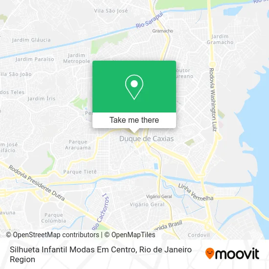 Silhueta Infantil Modas Em Centro map