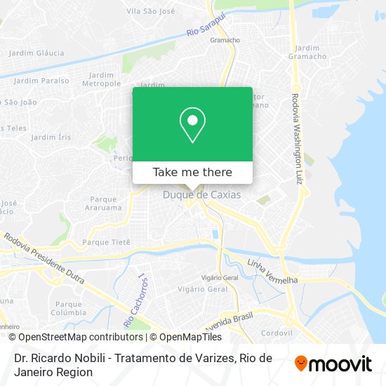 Dr. Ricardo Nobili - Tratamento de Varizes map