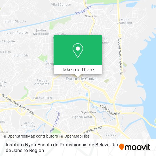 Instituto Nyoá-Escola de Profissionais de Beleza map