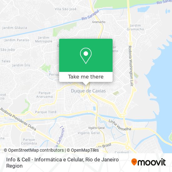 Mapa Info & Cell - Informática e Celular