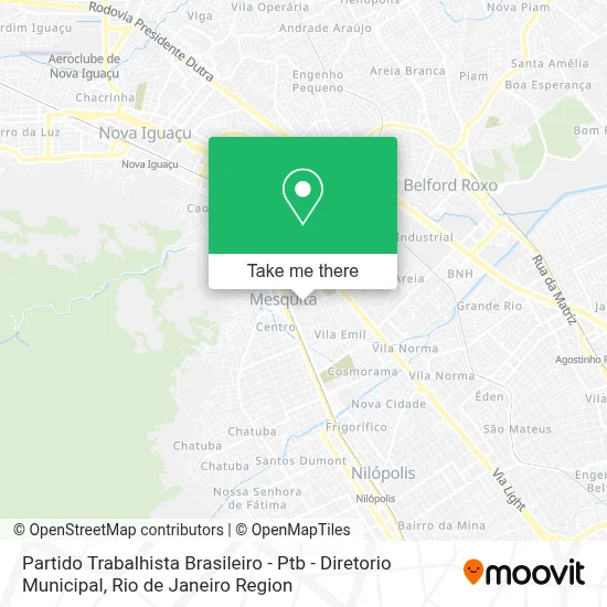 Partido Trabalhista Brasileiro - Ptb - Diretorio Municipal map