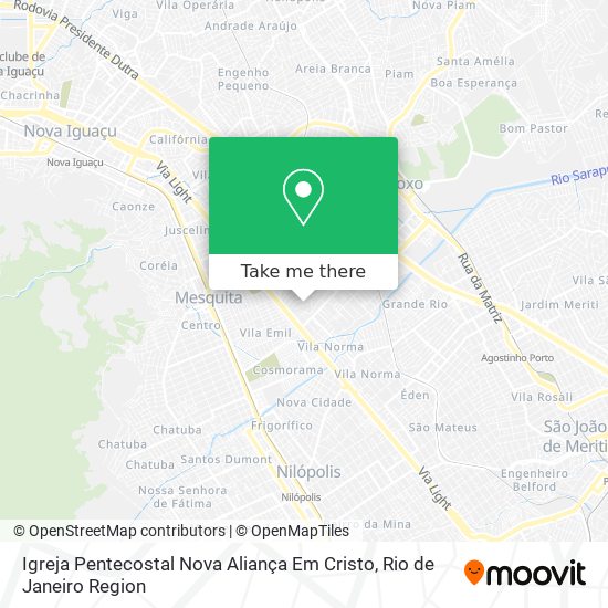 Igreja Pentecostal Nova Aliança Em Cristo map