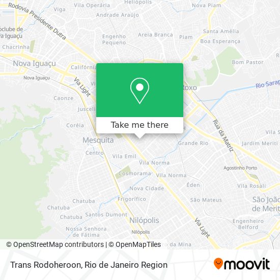 Mapa Trans Rodoheroon