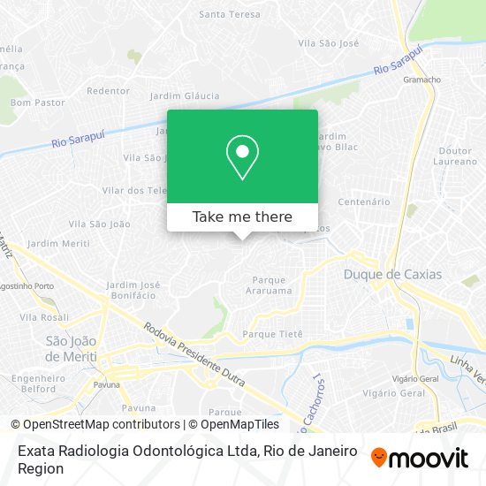 Exata Radiologia Odontológica Ltda map