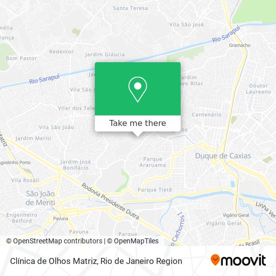 Clínica de Olhos Matriz map