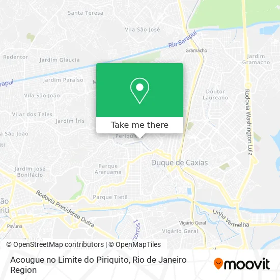 Acougue no Limite do Piriquito map