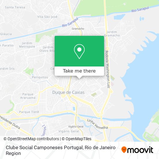 Mapa Clube Social Camponeses Portugal