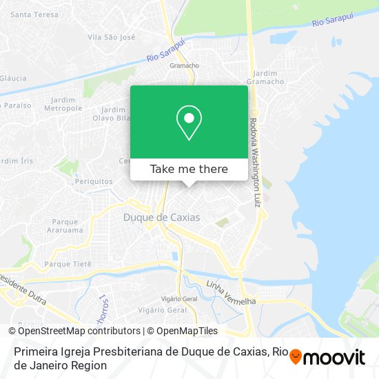 Primeira Igreja Presbiteriana de Duque de Caxias map
