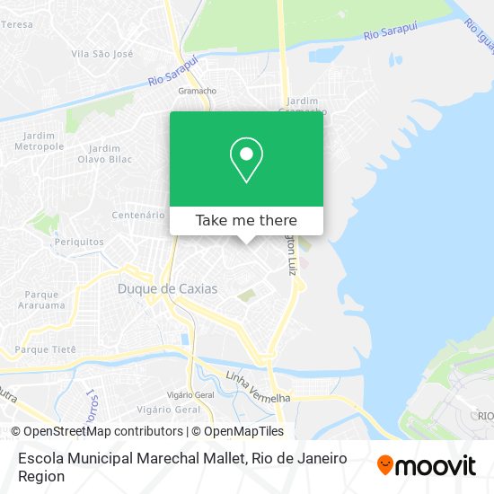 Mapa Escola Municipal Marechal Mallet