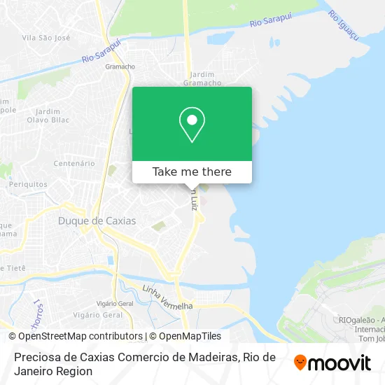 Preciosa de Caxias Comercio de Madeiras map