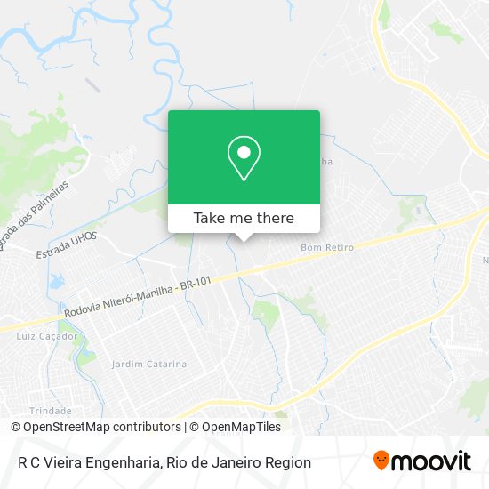 R C Vieira Engenharia map