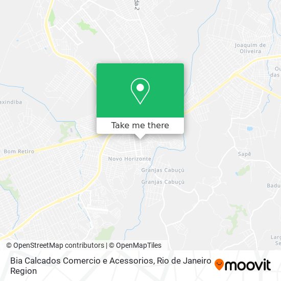 Bia Calcados Comercio e Acessorios map