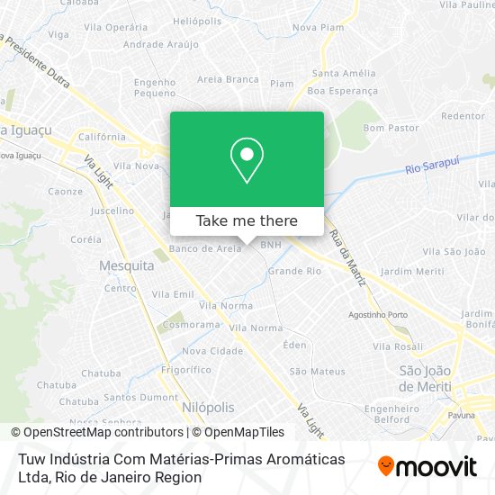 Tuw Indústria Com Matérias-Primas Aromáticas Ltda map