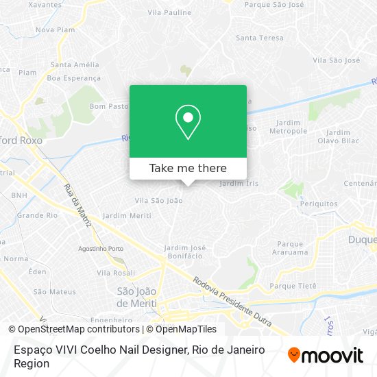 Espaço VIVI Coelho Nail Designer map