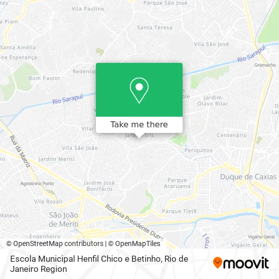 Escola Municipal Henfil Chico e Betinho map
