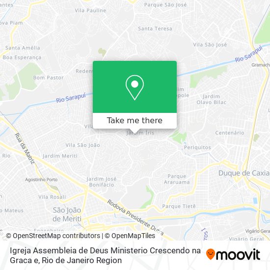 Igreja Assembleia de Deus Ministerio Crescendo na Graca e map