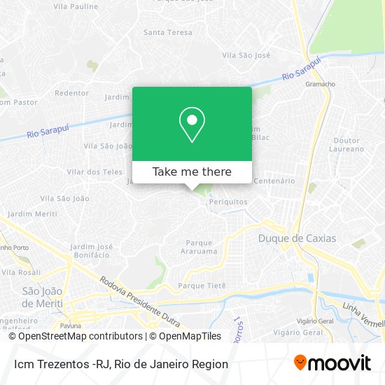 Icm Trezentos -RJ map