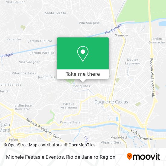 Michele Festas e Eventos map