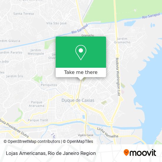 Lojas Americanas map