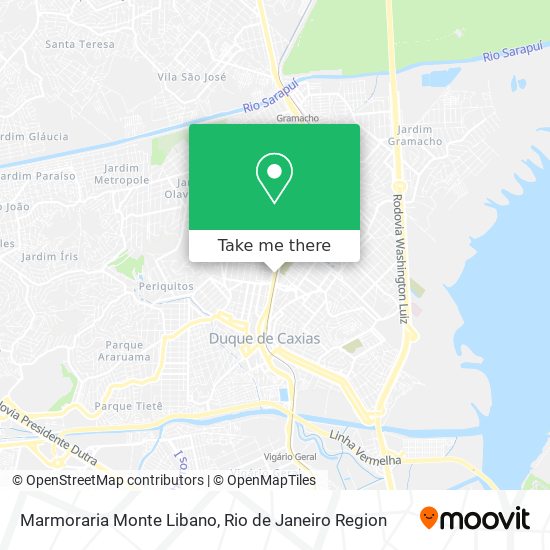 Marmoraria Monte Libano map