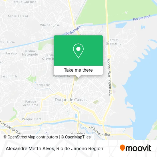 Alexandre Mettri Alves map