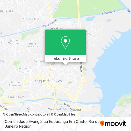 Comunidade Evangélica Esperança Em Cristo map