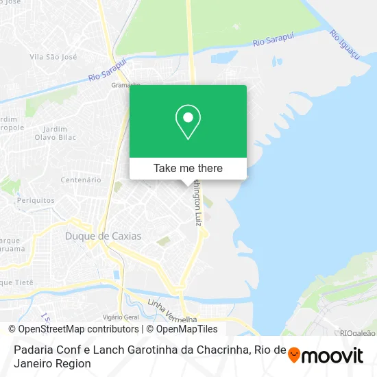 Padaria Conf e Lanch Garotinha da Chacrinha map