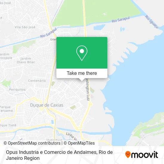 Opus Industria e Comercio de Andaimes map