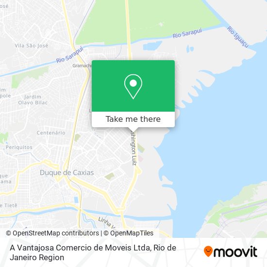 A Vantajosa Comercio de Moveis Ltda map