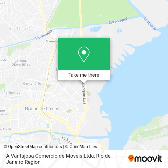 A Vantajosa Comercio de Moveis Ltda map