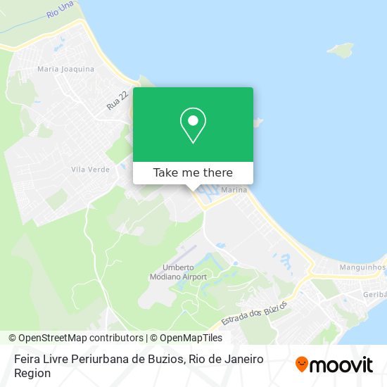 Feira Livre Periurbana de Buzios map