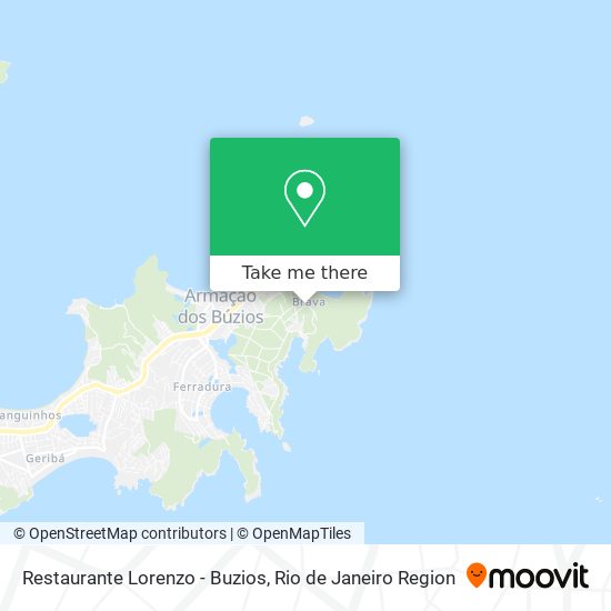 Restaurante Lorenzo - Buzios map