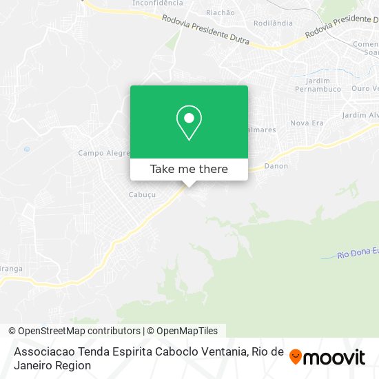 Associacao Tenda Espirita Caboclo Ventania map