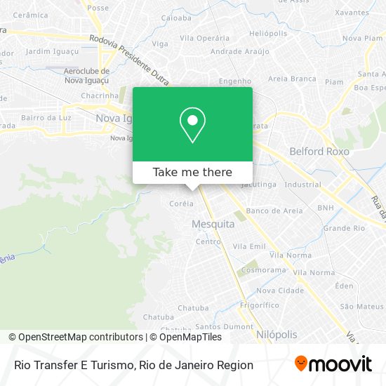 Rio Transfer E Turismo map