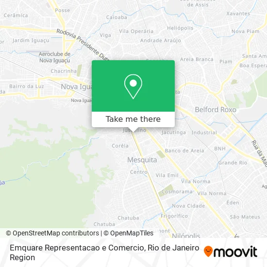 Emquare Representacao e Comercio map