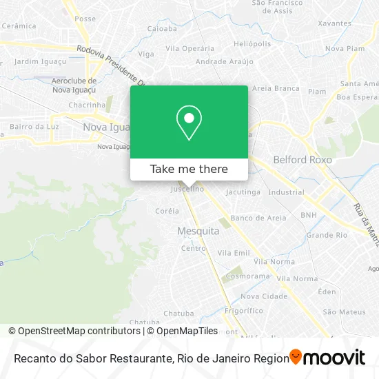 Recanto do Sabor Restaurante map