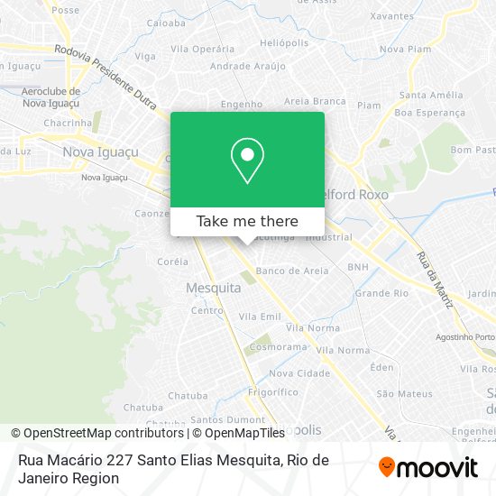 Rua Macário 227 Santo Elias Mesquita map