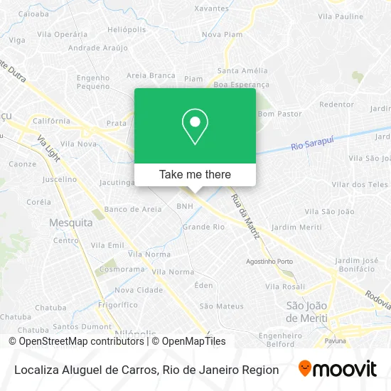 Localiza Aluguel de Carros map