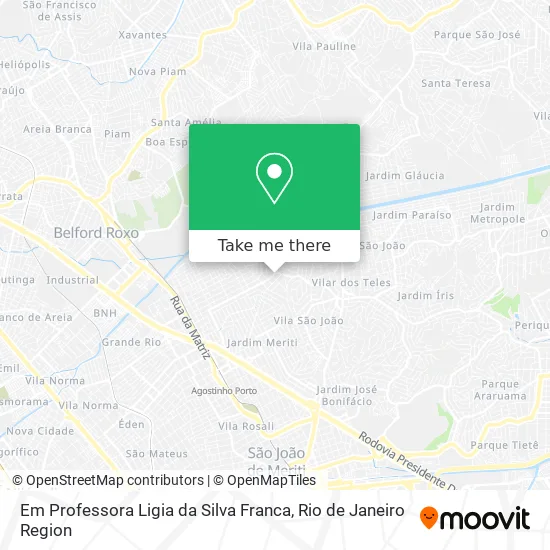 Em Professora Ligia da Silva Franca map