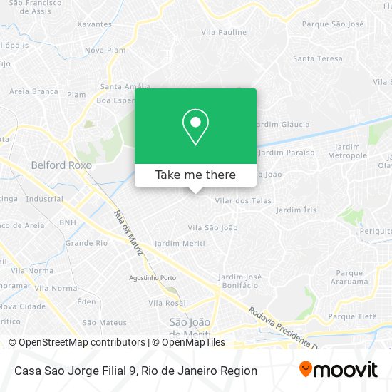Casa Sao Jorge Filial 9 map