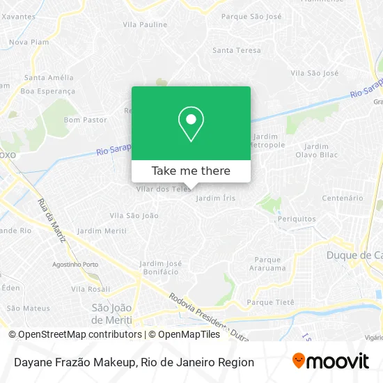 Dayane Frazão Makeup map