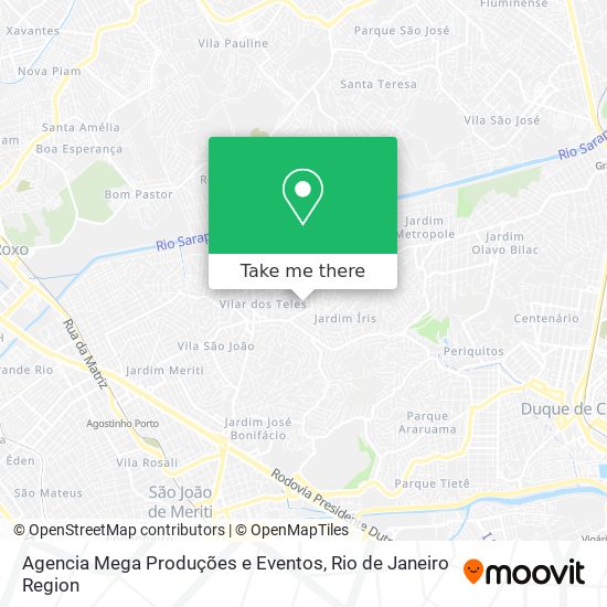Agencia Mega Produções e Eventos map